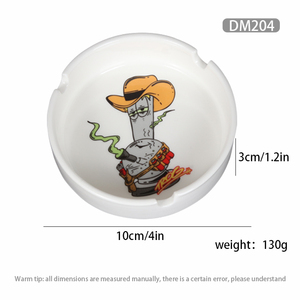 Ceramic Funny <strong>Ashtray</strong> Handmade <strong>Cool</strong> Fancy Porcelain Ceramic Smoking <strong>Ashtrays</strong> for Cigarettes Ash Tray for Home Office Decoration - Product Image 5