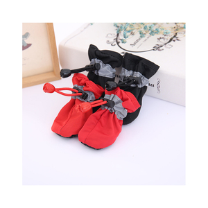 Stylish Winter <b>Dog</b> <b>Shoes</b> Modern Western Design Breathable Fleece Fabric Warm Lightweight for Fashionable Pets Safe Outdoor - Product Image 4