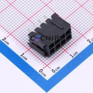 BX-MX3.0-2-4PZZ Wire-to-Board Pin Header Through hole Component (THT),P=3mm Connector 2x4P 3mm Through Hole Micro-Fit (MX 3.0) - Product Image 1