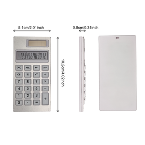 Mini Dễ Thương Pocket Nhôm Mặt Đúng Năng Lượng Mặt Trời 12 Chữ Số Máy Tính Xách Tay Tùy Chỉnh Kinh Doanh Văn Phòng Trẻ Em Tình Yêu Ưa Thích Máy Tính - Product Image 6