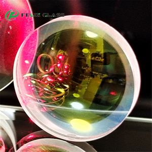 Lentille sphérique en verre de silice fondue Corning 7980 avec revêtement UV IR FELIX, transmission de 99,5 %, pour capteur laser, lentille ménisque - Product Image 5