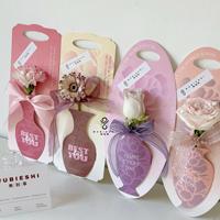 Boîte d'emballage de bouquet exquise et élégante, boîte à fleurs individuelle, boîte à fleurs pliable à main, boîte en papier personnalisée