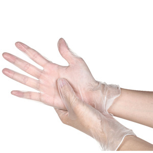 PVC Disposable Gloves Extra Thick Oil Resistant For Food Processing Non Sterile One Time Use Vinyl Smooth Full Coverage - Product Image 1