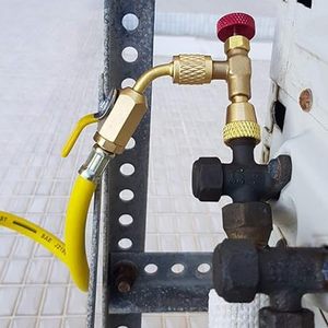Conveniente adattatore <span class=keywords><strong>di</strong></span> <span class=keywords><strong>sicurezza</strong></span> valvola a sfera <span class=keywords><strong>di</strong></span> controllo del flusso per R22 R410 condizionatore d'aria collettore - Product Image 6