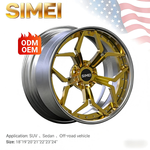 Jantes en alliage d'aluminium forgé SIMEI à prix avantageux, jantes de haute qualité pour voitures particulières et pneus pour VW <span class=keywords><strong>Polo</strong></span> - Product Image 1