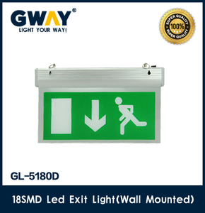 Precio de fábrica IP 65 LED recargable Iluminación de escape de emergencia Luz de señal de salida de acrílico - Product Image 5