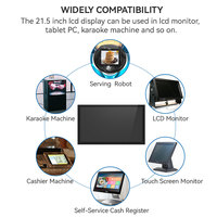 Module d'écran tactile LCD TFT BOE 21,5 pouces, carte de commande LVDS, résolution 1920x1080, luminosité 250 nits, écran IPS, rétroéclairage LED