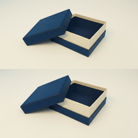 Caja de Almacenamiento de Joyas de Dos Piezas, Diseño Profesional, Marca de Autoridad, Refinada, Elaborada en Estudio, Estilo Arquitectónico, Tipo Ataúd