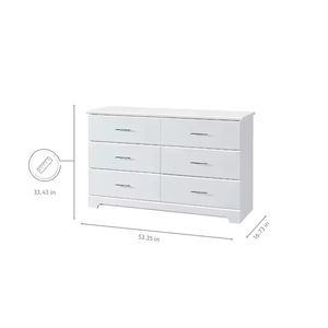 <span class=keywords><strong>Commode</strong></span> Moderne en Bois Écologique Personnalisée avec 6 Tiroirs, Table à Langer et Rangement pour Chambre à Coucher – Vente en Gros Usine - Product Image 4