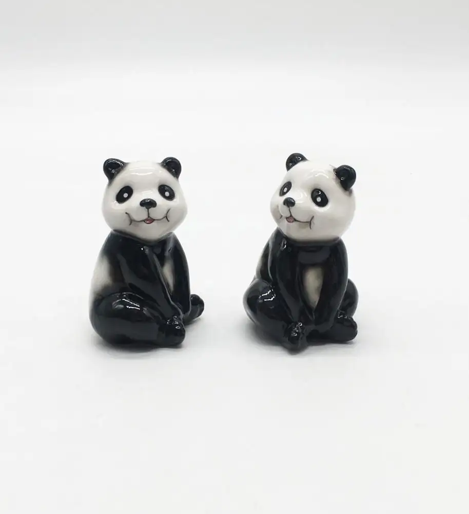 Bamboo Panda Salt & Pepper Shaker Set, Ceramic ODM gifts & crafts