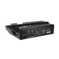 Mixer Amplifier Audio Profesional 8-Kanal 16DSP Bertenaga USB untuk Kontroler DJ Bahan Logam Fitur MP3
