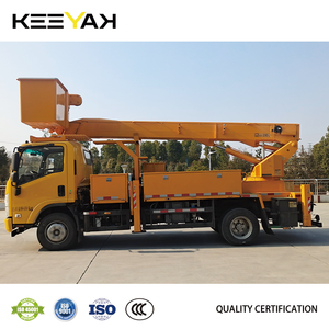 Camión elevador aéreo de suministro de fábrica Isuzu China, camiones de plataforma de trabajo aéreo de 18-19m a la venta ahora - Product Image 4