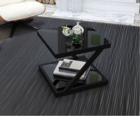 AILICHEN Table basse moderne en acier inoxydable et verre pour maison chinoise, beau design pour salon, meubles de maison