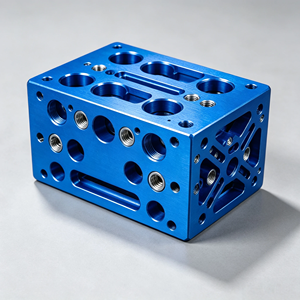 OEM CNC Milling Wire EDM Aluminum Valve Manifold <b>Block</b> Multi-Color Anodized Hydraulic Manifold for Pneumatic Hydraulic Equipment - Product Image 2