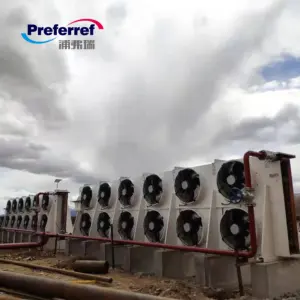 Daldırma soğutma için özelleştirilmiş yatay monte kuru soğutucu klima sistemi endüstriyel kuru soğutucu