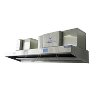 Hotte aspirante murale électrique commerciale haute performance 1100W pour cuisine d'hôtel, faible niveau sonore, construction en acier inoxydable - Jingping
