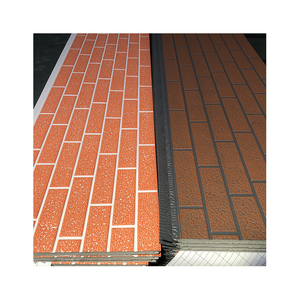 Panel sándwich de pared de <span class=keywords><strong>poliuretano</strong></span> PU moderno de gran oferta para casa contenedor, casa prefabricada, aplicaciones de cámara frigorífica Exterior, <span class=keywords><strong>precio</strong></span> bajo - Product Image 4