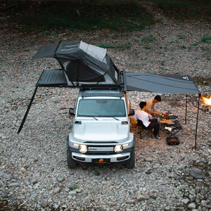 เต็นท์หลังคาแข็งแบบกำหนดเองสำหรับรถ 4 ฤดู ยี่ห้อ 4 Seasons <span class=keywords><strong>Camper</strong></span> Top Roof Tent สำหรับกิจกรรมกลางแจ้งและเดินทางไกล - Product Image 4
