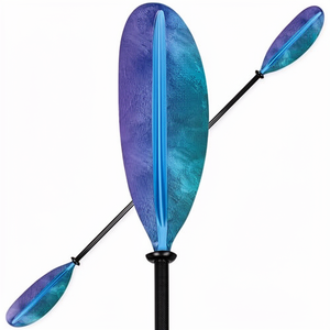 Meilleure pagaie marine réglable en fibre de carbone, lames en polypropylène renforcé de fibre de verre, longueur 234 cm, légère - Product Image 1