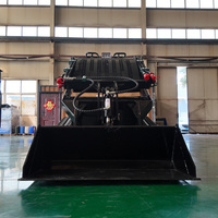 Spedizione Gratuita Euro 5 EPA Kubota Diesel Mini Skid Steer Loader 400Kg con Trituratore Forestale e Rasaerba - Produttore di Caricatori Cingolati
