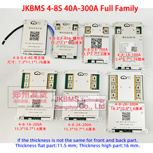 智能JK 3s 4s 5s 6s 7s 8s 12v <span class=keywords><strong>18v</strong></span> 40a 100a 200a 300a智能BMS Lifepo4适用于18650锂离子电池组JBD 6s24v - Product Image 3