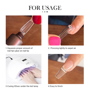 FZANEST-gel adhesivo para uñas, Supertubo para salón, pegamento para uñas, 20g - Product Image 5
