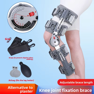 Estabilizador <span class=keywords><strong>de</strong></span> Rodilla Ortopédico Ajustable con Bisagras, Funda Protectora Profesional para Rodilla <span class=keywords><strong>de</strong></span> Uso Universal, Aleación <span class=keywords><strong>de</strong></span> Aluminio Compuesta - Product Image 2