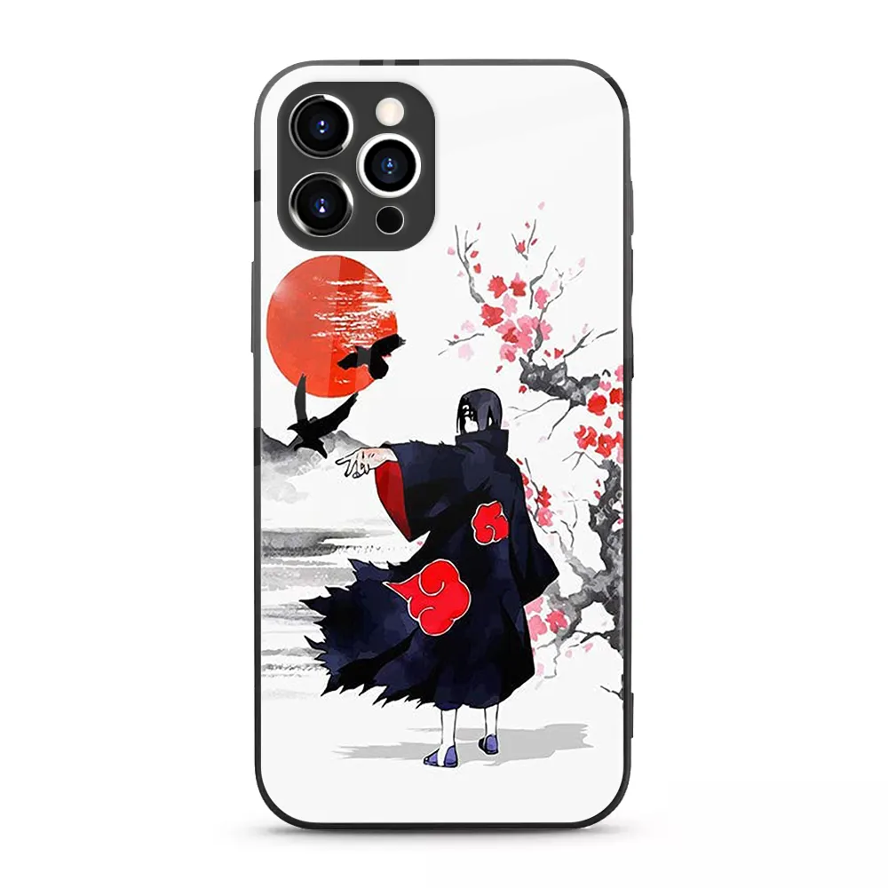 Animated Narutoing Character Design Cartoon Phone Case For Iphone 13 12 11 Pro Max 14 Pro Max 7 8 Plus Mobile Phone Cover