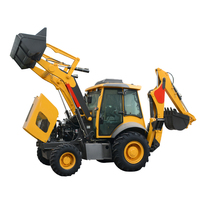 Livraison Gratuite Tractopelle Mini Chinoise Télécommandée 4x4 Économique, Tractopelle Kubota/JCB