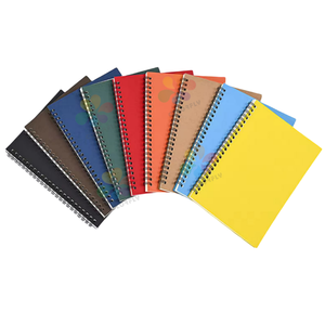 Nuovo arrivo taccuino quadrato personalizzato a <span class=keywords><strong>spirale</strong></span> quadratino formato <span class=keywords><strong>A4</strong></span> a doppia <span class=keywords><strong>spirale</strong></span> in metallo taccuino Design personalizzato Logo bianco interno carta - Product Image 1
