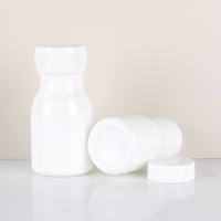 Vente en gros de flacons en plastique HDPE blancs de 120 ml (4 oz) pour pilules, capsules, comprimés, compléments nutritionnels