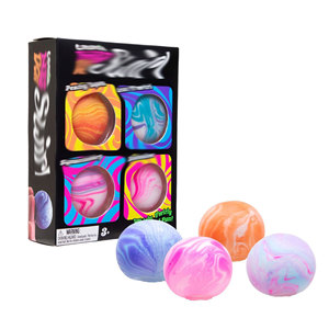 Paquete de 4 Pelotas Antiestrés Ultra Suaves y Moldeables, Juguete Sensorial, Caja Sorpresa, Alivio del Estrés para Adultos, Regalos para Fiestas - Product Image 1