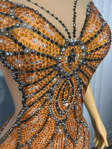 Novance Y5065 Abiti Trendy da Donna con Motivo a Farfalla, Vestito Lungo da Sera, <span class=keywords><strong>Elegante</strong></span> <span class=keywords><strong>Abbigliamento</strong></span> per Feste di Compleanno - Product Image 5