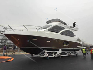 DK-LU55 16m Bateaux Yacht de pêche en fibre de verre Moteur abordable Super Yachts de luxe Bateau de vitesse classique en fibre de verre avec les meilleurs <span class=keywords><strong>prix</strong></span> - Product Image 2