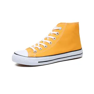 Best selling female sneakers low cut woman canvas shoes