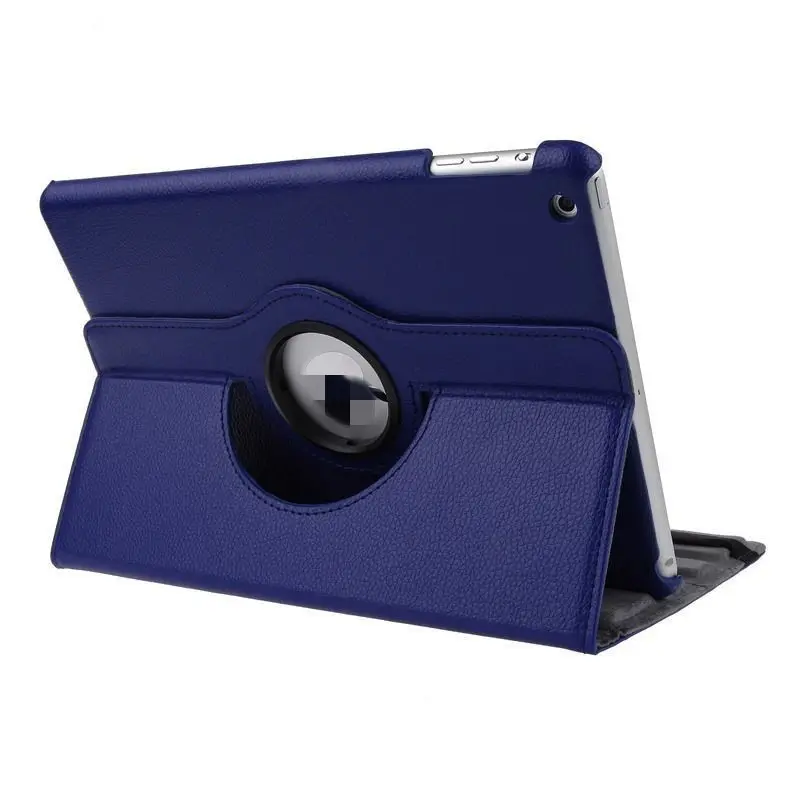 360 Degree Rotation Case For Ipad 2/3/4 Air 1/2 Pro 9.7 10.5 11 12.9 mini1/2/3/4/5 Holder Litchi Protective Shell Cover