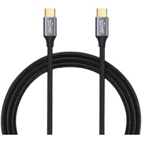 Cable USB C 3.2 Gen 2 con Trenzado de Nailon, Salida 4K 60hz, Función de Datos de 20Gbps, Carga PD de 100W, Cable Cargador para iPhone, Samsung y Monitor