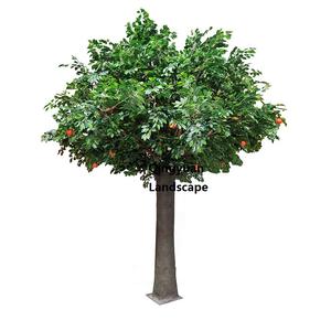 Venta caliente Artificial Orange Tree Fruit Tree Tomate Arbutus Pomelo Fruit Decoración interior Centro comercial Supermercado Paisaje Árbol - Product Image 4