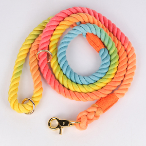 OKEYPETS di lusso in tinta unita pesante colore verde chiaro chiaro designer fatto a mano in cotone naturale corda per cani alla rinfusa - Product Image 6