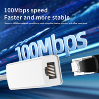 Adaptateur Hub USB-C Topsky vers Ethernet RJ45 10/100 LAN avec sortie AC et garantie d'un an pour PC et ordinateur portable Windows 7