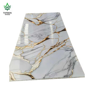 แผ่นไลเนอร์สีทอง1220*2440<span class=keywords><strong>ม</strong></span><span class=keywords><strong>ม</strong></span>. 3D หินอ่อนยูวีดีไซน์ตามสั่งแผงติดผนังพลาสติก UV ดีแผงติดผนัง - Product Image 2