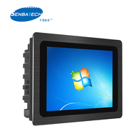 Tablette industrielle embarquée étanche 10,1 pouces TFT LCD I7-6500U tactile capacitif-résistif 1280*800 300 cd/m²