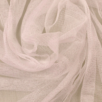 Tissu en maille épaisse tissé Dobby 100 % soie de mûrier de type E, filet transparent de qualité supérieure avec œillets pour robes de mariée et voiles
