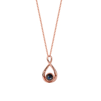 Collier superposé hypoallergénique en acier inoxydable à 3 niveaux avec pendentif cœur, chaîne à maillons tendance pour les fêtes