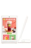 Support vertical/portable pour tablette 10,1 pouces pour les magasins de détail, les aéroports et l'utilisation en intérieur, petit appareil publicitaire de bureau portable