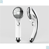 Nouveau modèle de robinet de salle de bain avec accessoire micro-bulles, pommeau de douche nano beauté effet pluie, pressurisé, chromé, moderne, pour usage hôtelier mural
