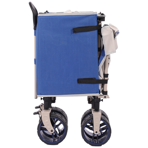Customizable Hot Sales White Folding Camping Trolley <b>Cart</b> Stainless Steel Hiking Outdoor Camping Travelling Folding Wagon <b>Cart</b> - Product Image 5