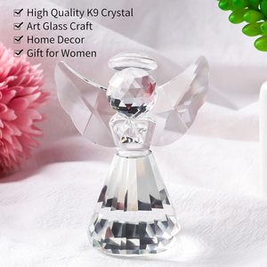 European Folk Art Collection K9 Model Crystal <b>Angel</b> Paperweight Polished Etched Glass Art for Home Decoration for Christmas <b>Gift</b> - Product Image 6