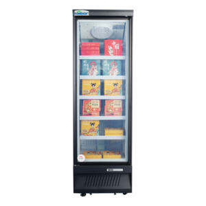 Vente chaude Standing Shop Congélateur Belle Qualité Supermarché Porte En Verre Commercial Frozen Affichage Vertical Vitrine Congélateur - Product Image 1