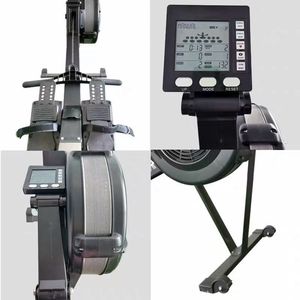 Máquina de Remo con Resistencia al Aire, Botón de Seguimiento de Datos, Resistencia al Viento Variable, Entrenamiento Cardiovascular de Cuerpo Completo - Product Image 6